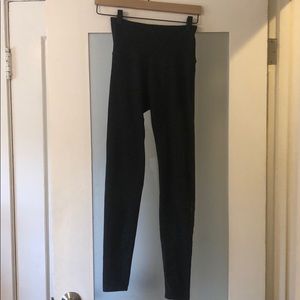 Pure Barre x Beyond Yoga grey leggings